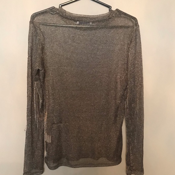 Shear Metallic Zara Top - Picture 2 of 3